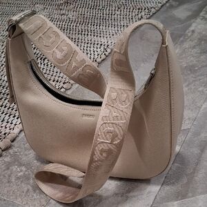 BAGGU Stone Recycled Leather Small Crossbody